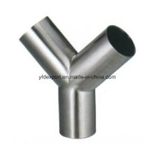 Polished Y Tipo Sanitary Stainless Steel Equal Tees